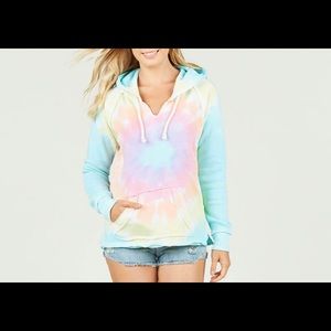 Ocean Drive tie dye hoodie